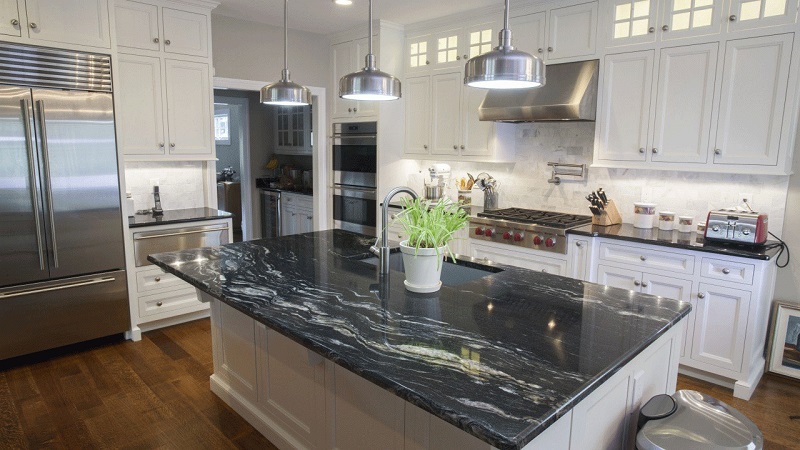 Black Granite Countertop, Black Granite Countertop Kitchen Design