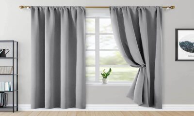 What are the benefits of using blackout curtains in interior design